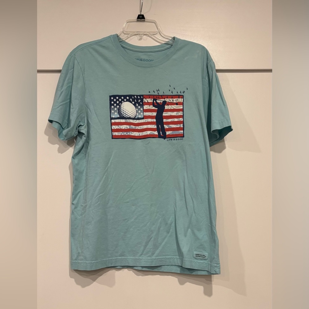 Life is Good Golf Graphic Tee Medium